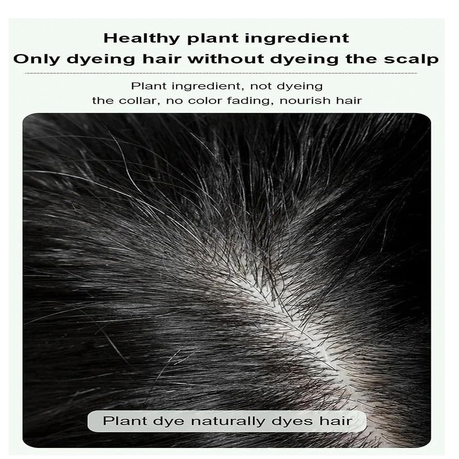 1 juego de extracto de planta puro para tinte de burbujas de color de cabello gris, tinte de burbujas para el cabello, champú de tinte para el