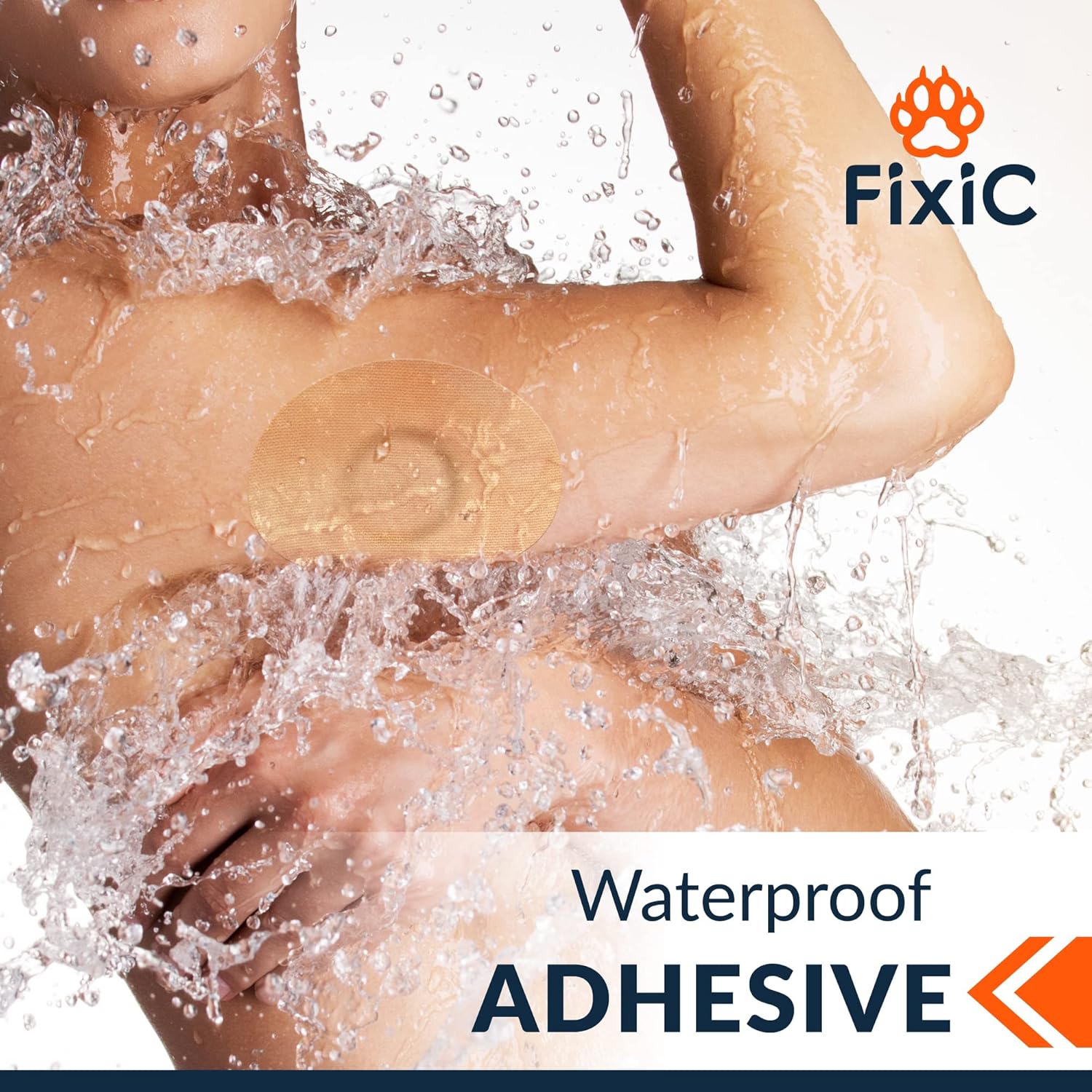 Fixic Parches adhesivos de estilo libre, 25 piezas, buenos para libre, Enlite – Guardian, vendajes adhesivos impermeables, cubiertas libres, papel