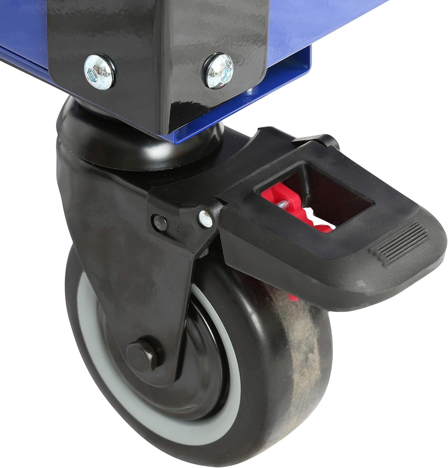 OEMTOOLS 24730 Carrito de herramientas deslizante de 3 cajones, caja de herramientas rodante con fuente de alimentación, compartimento superior