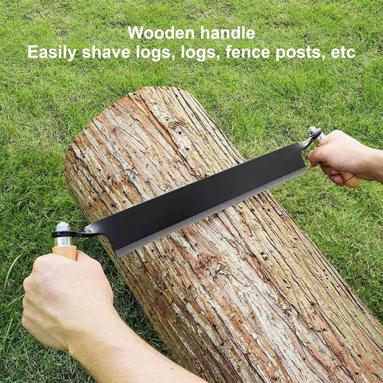 Fdit HRC 30 Cuchillo curvo de acero de tungsteno duradero, herramienta de afeitado curvada, herramienta de descortezado para carpintería, cuchillo