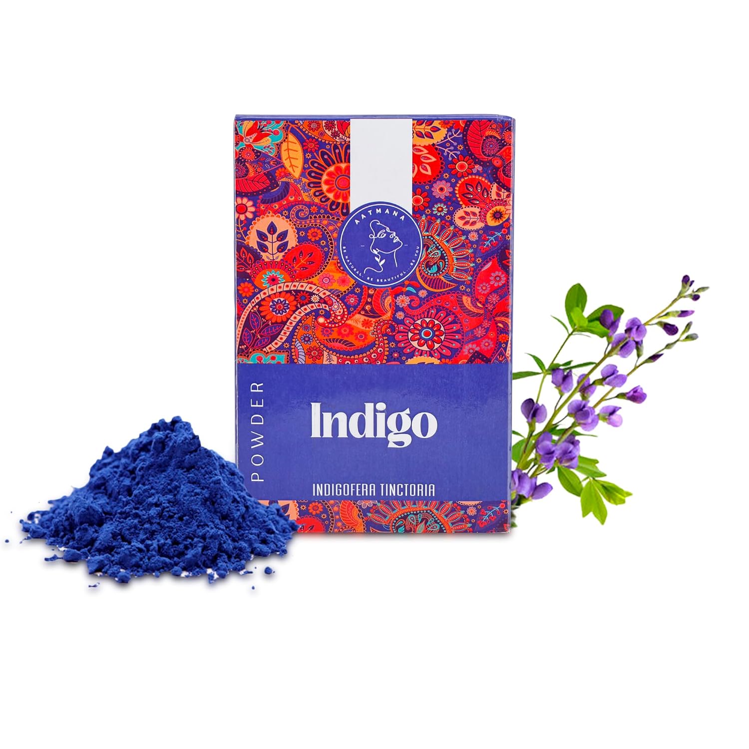 Indigo Powder  Indigofera Tinctoria  para cabello negro y natural  Promueve el crecimiento del cabello  Aumenta el grosor del cabello  Funciona con