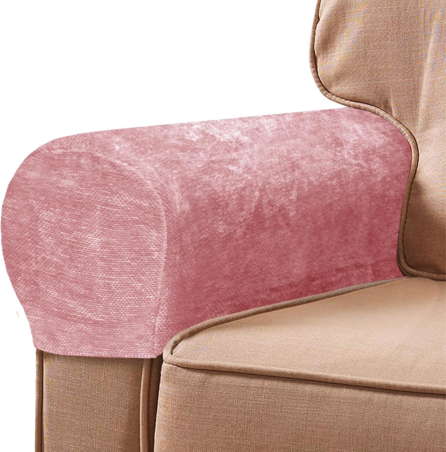 NILUOH Fundas elásticas para reposabrazos de sofá, fundas de reposabrazos para sillas, fundas de sillón para brazos, protector de muebles para sofá