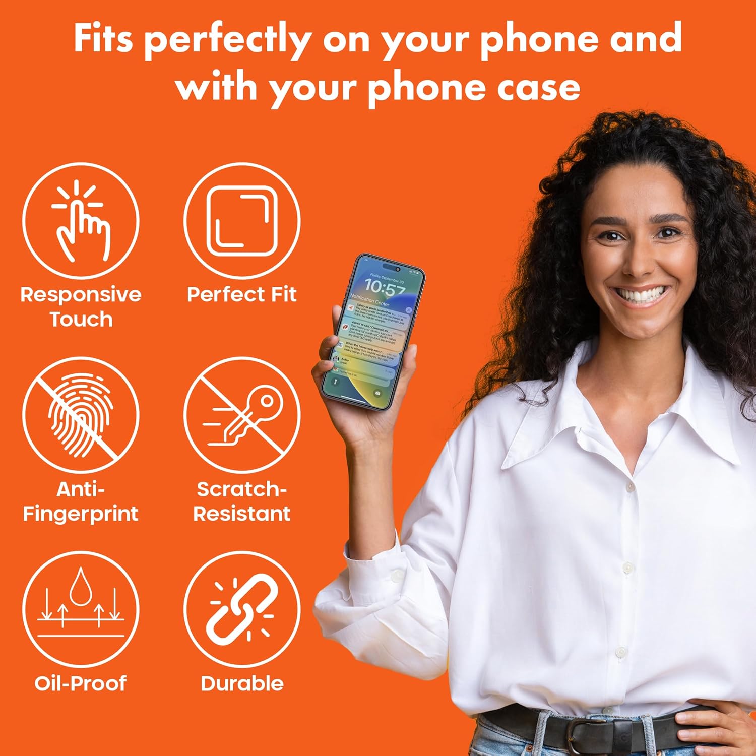Slapback – Protector de pantalla de privacidad prémium para iPhone 14 Pro 2 unidades pantalla de 6.1 pulgadas vidrio templado de dureza 9H antiespía