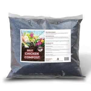 Brut Chicken Compost  5 libras  Fertilizante orgánico  Solución natural para plantas de interior saludables, flores y verduras  Uso en interiores o Brut Chicken Compost  5 libras  Fertilizante orgánico  Solución natural para plantas de interior saludables, flores y verduras  Uso en interiores o