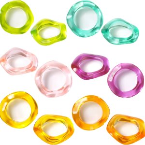 Juego de 12 servilleteros de primavera, servilleteros de color, servilleteros de resina epoxi a granel para decoración de fiestas, mesa de comedor, Juego de 12 servilleteros de primavera, servilleteros de color, servilleteros de resina epoxi a granel para decoración de fiestas, mesa de comedor,