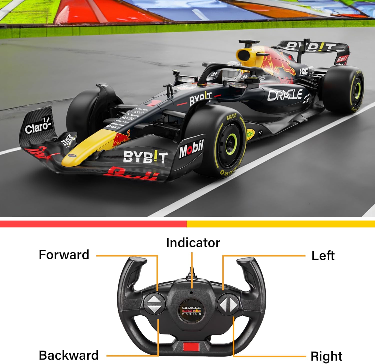 Auténtico auto con licencia 112 F1 RedBull Rb18 de control remoto para automóvil – Serie de autos RC de la colección F1 para niños y adultos – Auto