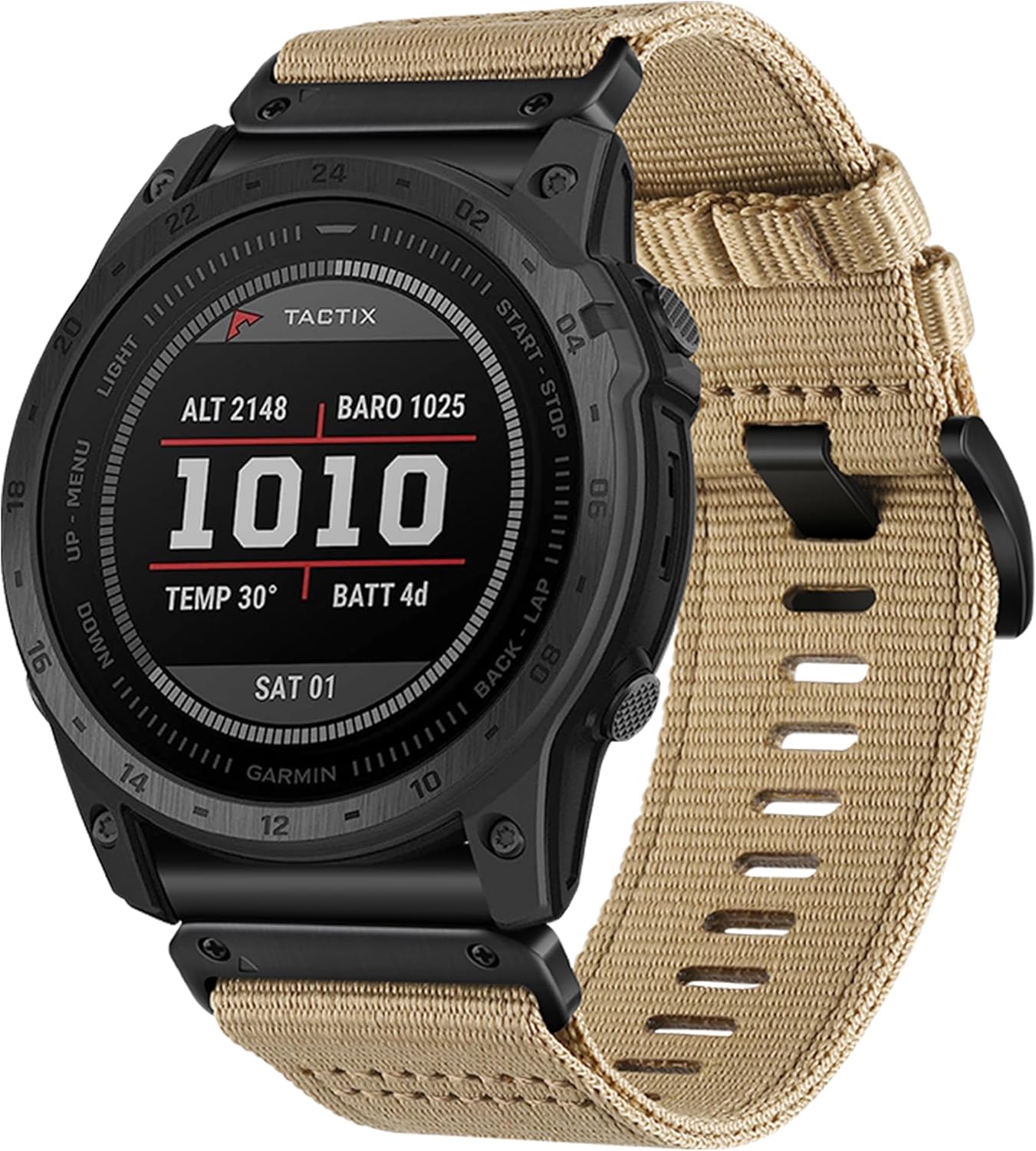 Zeit Diktator Correas de reloj Quickfit de 1.024 in compatibles con Garmin Tactix 7 ProFenix 7X Pro7X6X Pro5X pro5XDescent MK2 MK1 Tactix