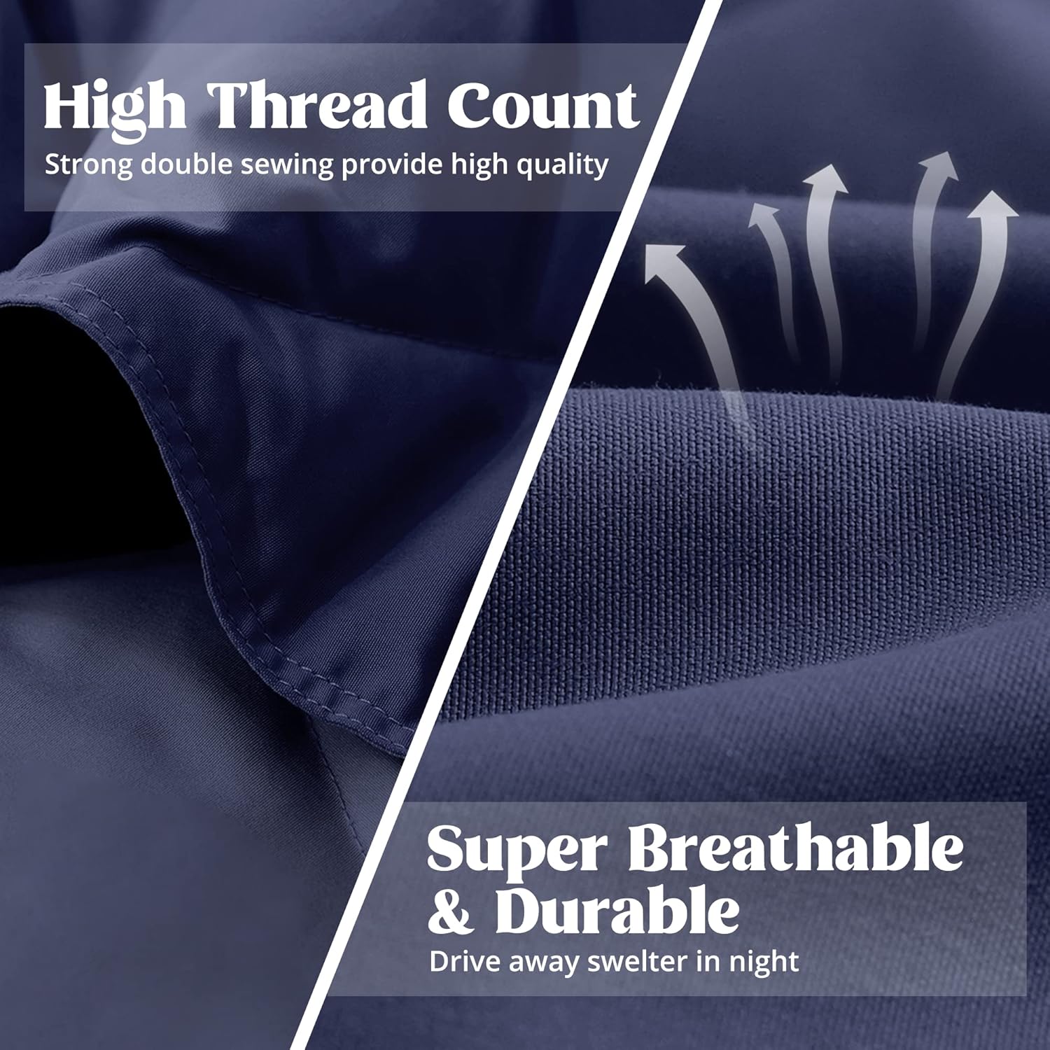 puredown Mantas de plumón para sofá, manta ligera para interiores y exteriores, manta suave para viajes y hogar, color azul marino, 50 x 70 pulgadas