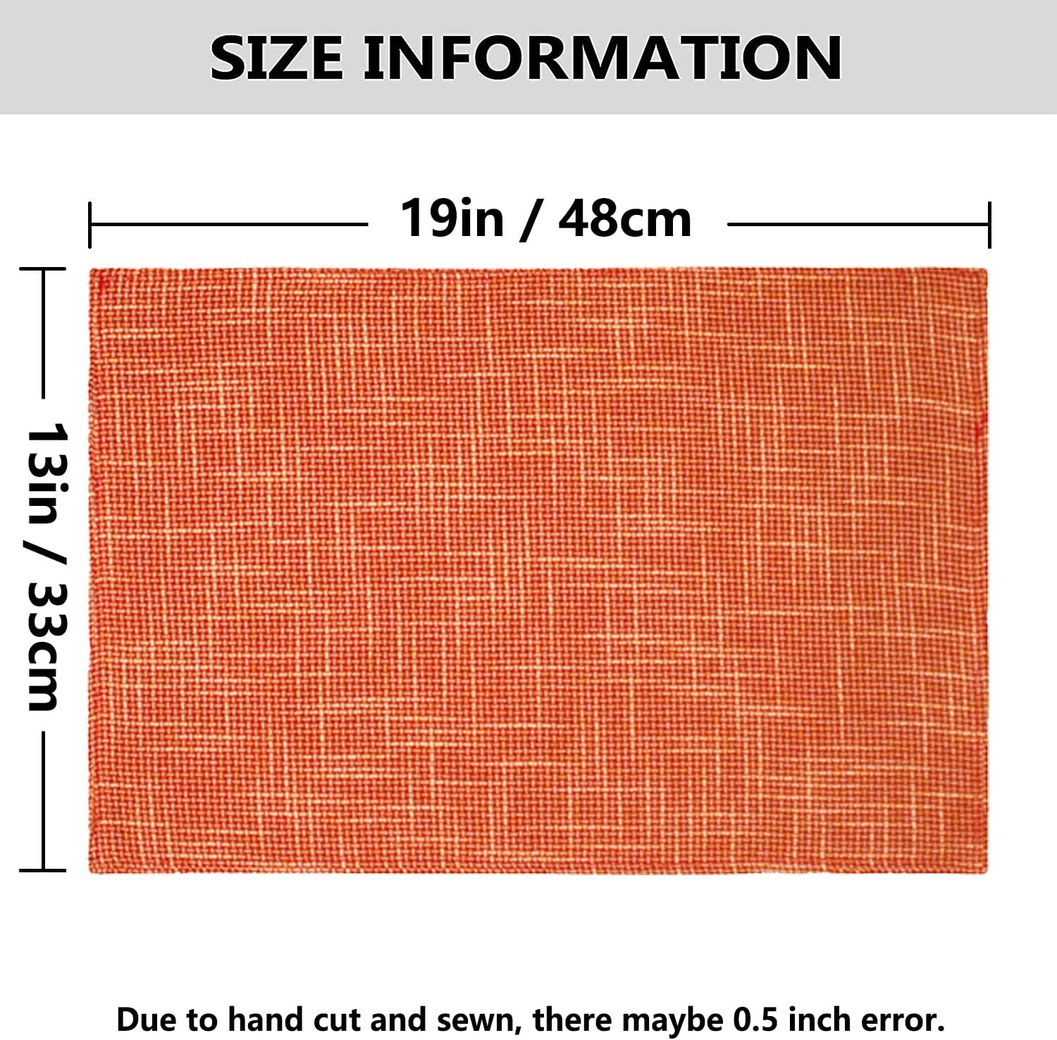 Kevin Textile – Juego de 6 manteles individuales de otoño resistentes al calor, manteles individuales decorativos para mesa de comedor, cocina,