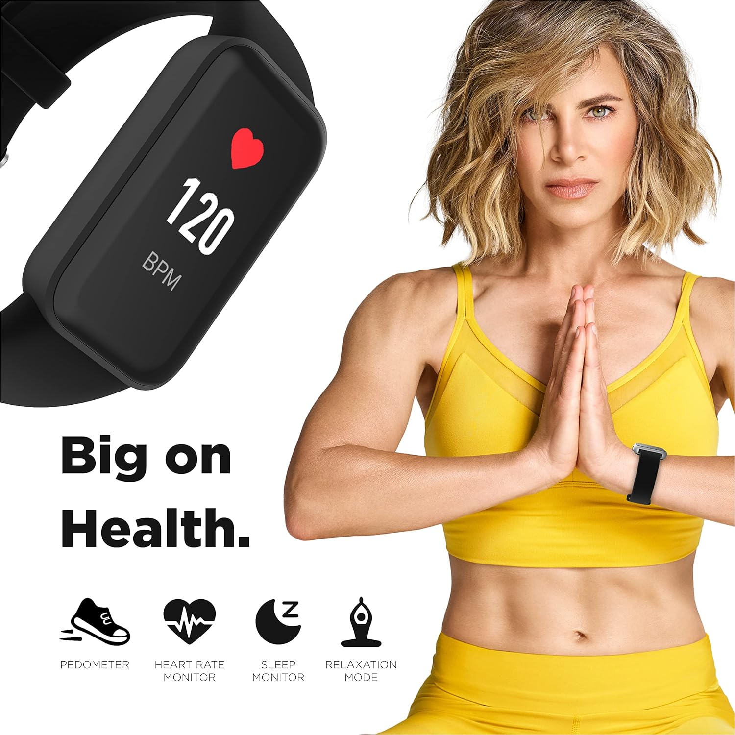 iTouch Active Fitness Tracker Jillian Michaels Edition con 90 días de membresía a su aplicación de fitness, sensores mejorados para monitorear la