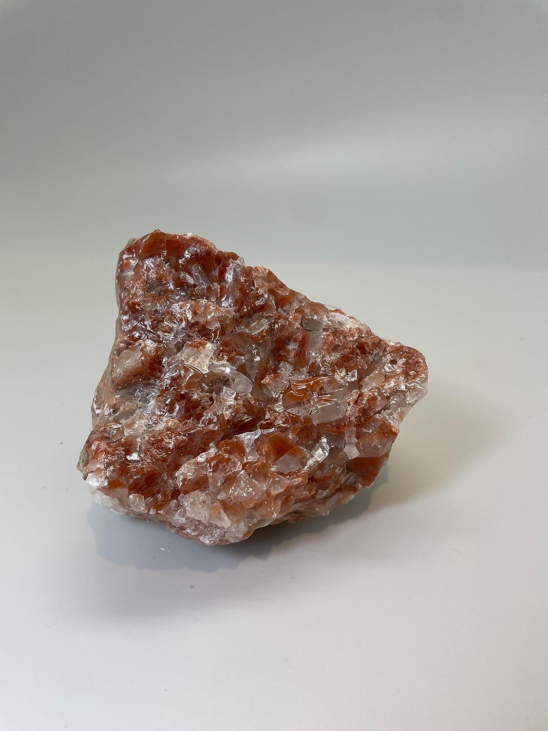 Mineralist Collection Piedras curativas, calcita roja de alta energía, cristal espiritual decorativo, trozo natural para meditación, yoga, reiki,