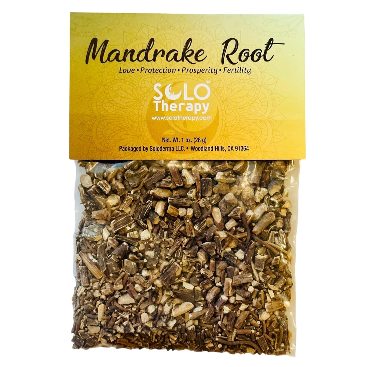 Raíz cortada seca de mandrágora, 0.99 oz, amor, protección, rituales de fertilidad (raíz de mandrágula)