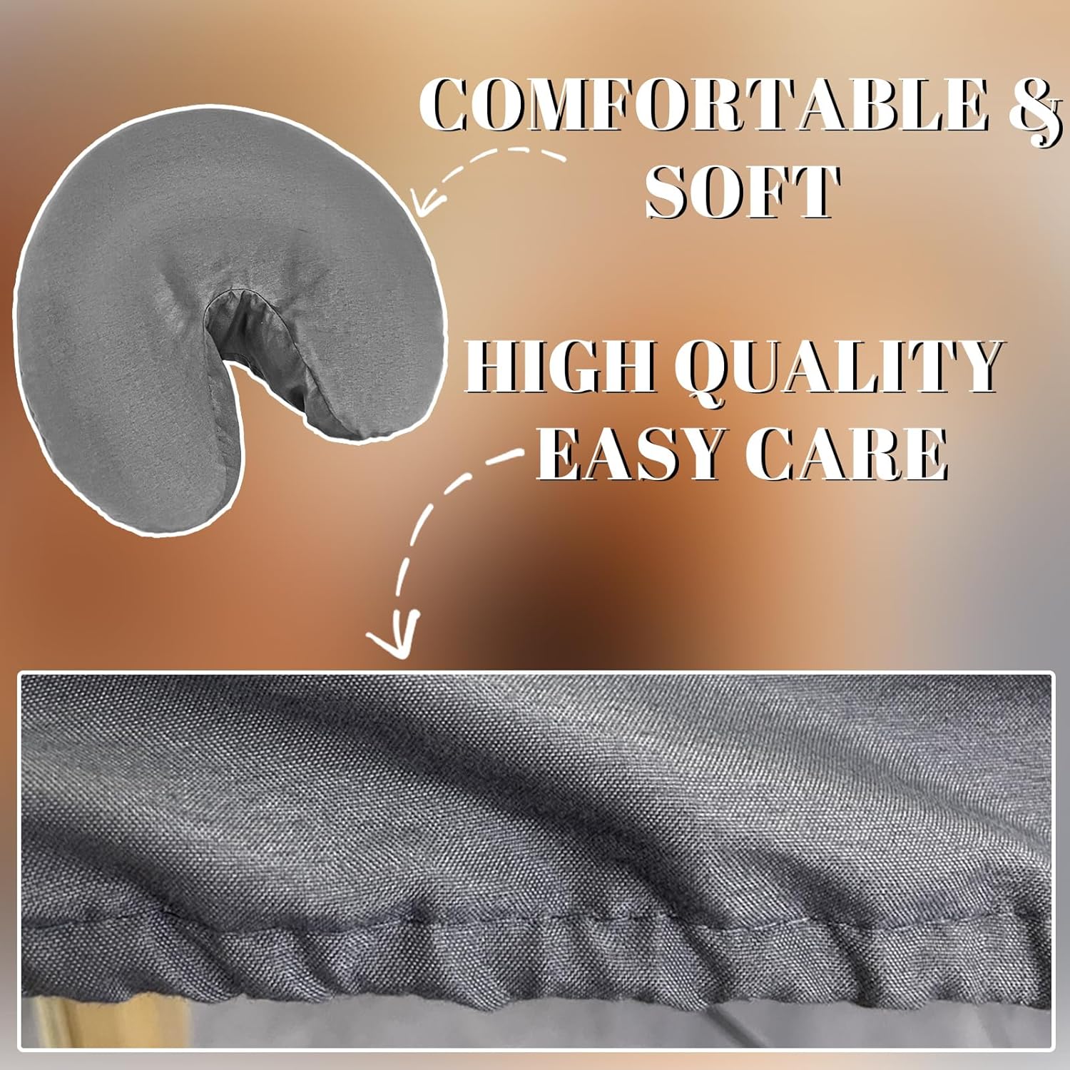 Preboun Juego de 6 sábanas de microfibra para mesa de masaje, juego de sábanas de spa de 3 piezas, funda gris para mesa de masaje, incluye sábana