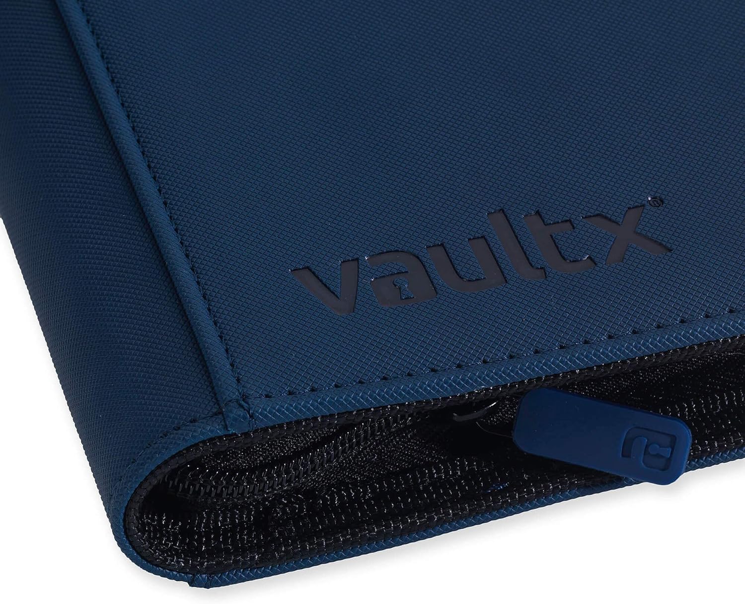 Vault X Premium eXo-Tec – Carpeta con cremallera para archivar y organizar hasta 160 tarjetas de presentación o coleccionables – 20 páginas con 4
