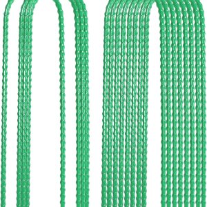 Estacas de viento para trampolines de 10 x 2 pulgadas, estacas de acero resistentes en forma de U, anclajes de suelo con extremo afilado para tienda Estacas de viento para trampolines de 10 x 2 pulgadas, estacas de acero resistentes en forma de U, anclajes de suelo con extremo afilado para tienda