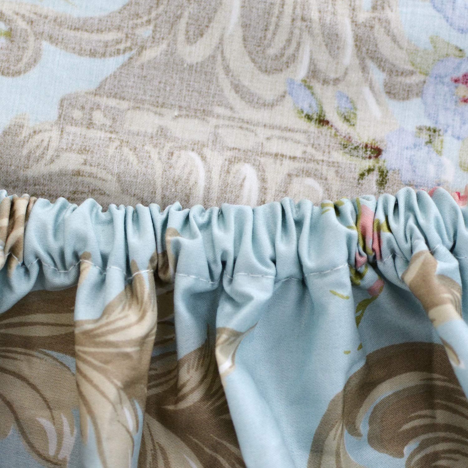 FADFAY – Textiles para el hogar, sabana floral, estilo rústico, sábanas estilo floral hermoso, para cama matrimonial, individual y queen, juego de 4