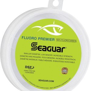 Seaguar Fluoro Premier 100% Fluorocarbon Fishing Line (DSF), 25-50Yds, 12-170Lbs LineWeight, Clear Seaguar Fluoro Premier 100% Fluorocarbon Fishing Line (DSF), 25-50Yds, 12-170Lbs LineWeight, Clear