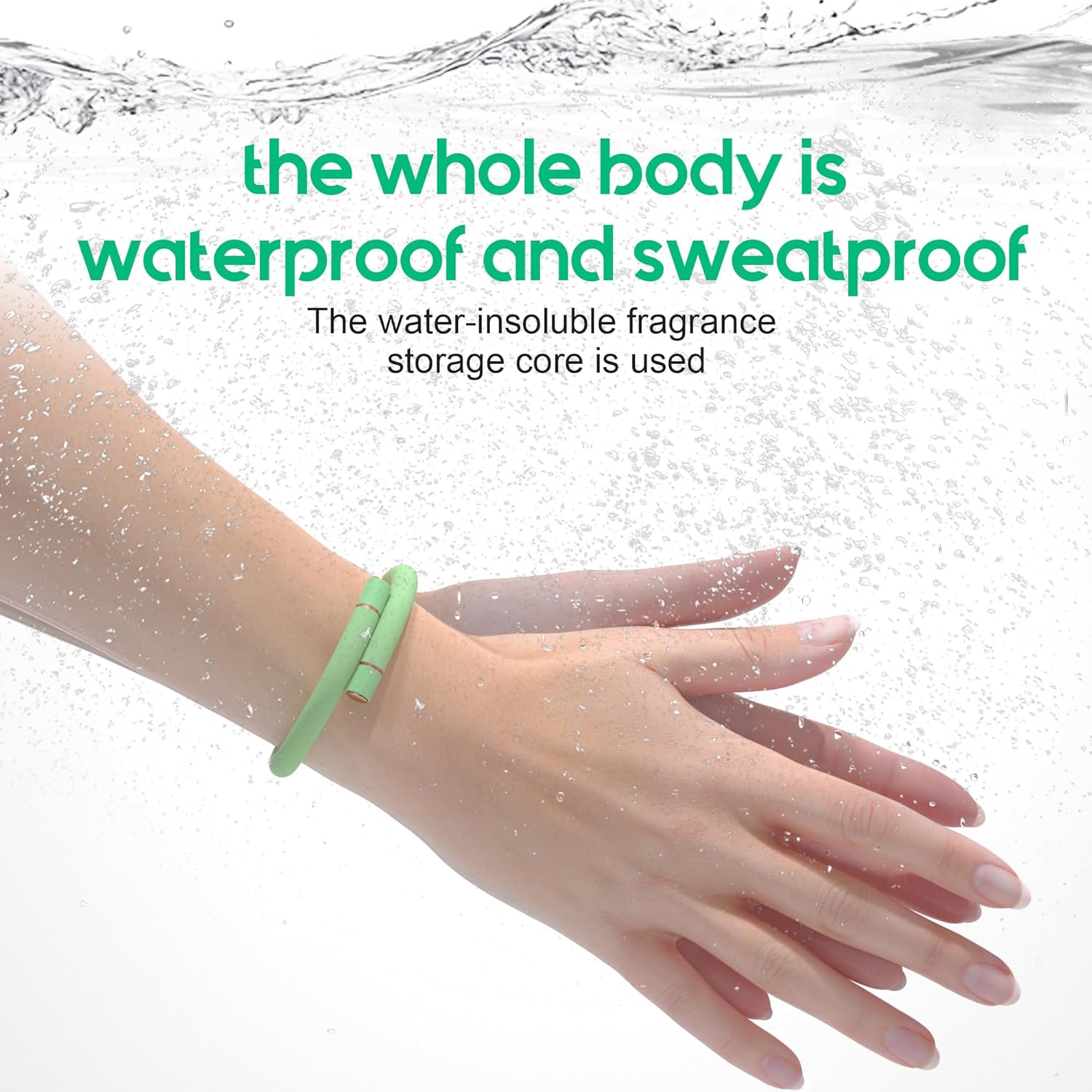 Pulseras de mosquitos, bandas de mosquitos de insectos y plagas para adultos y niños, sin DEET, pulseras de mosquitos al aire libre, patio,