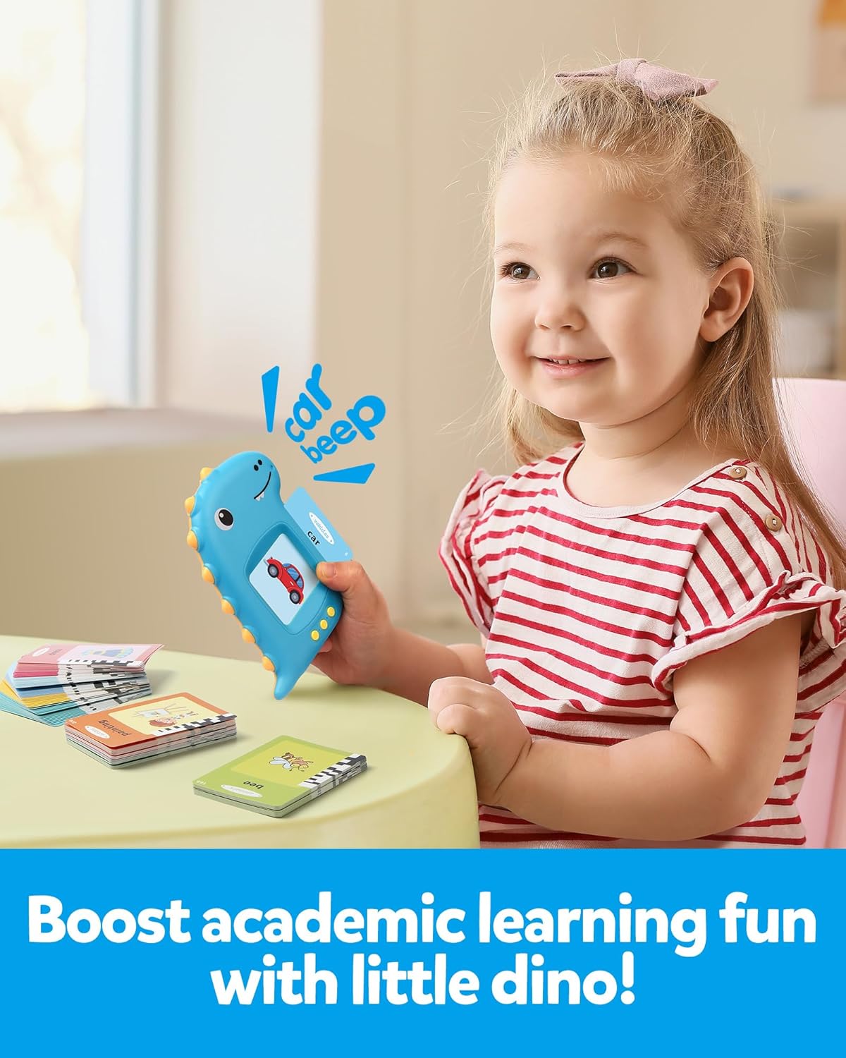 Coogam Tarjetas didácticas de aprendizaje para niños pequeños, 224 palabras visuales, juguetes de terapia del habla para autismo, tarjetas