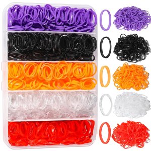 YGDZ – Bandas de goma para el cabello, 5 colores, 600 unidades de cintas elásticas para el cabello con caja organizadora, bandas pequeñas para el YGDZ – Bandas de goma para el cabello, 5 colores, 600 unidades de cintas elásticas para el cabello con caja organizadora, bandas pequeñas para el
