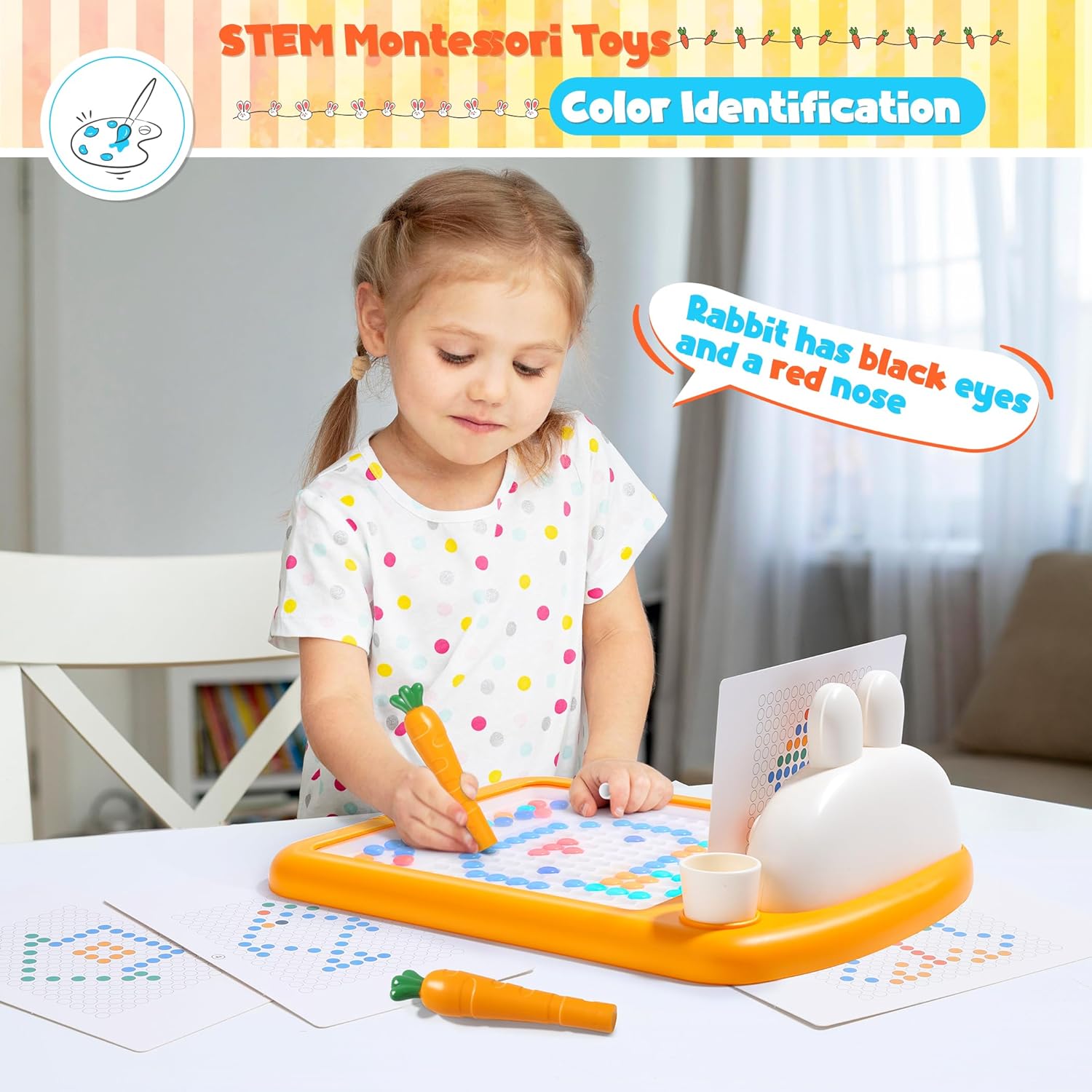 Skirfy – Regalo para niños, tablero de dibujo magnético para niños, actividades de viaje en automóvil, juguetes para niños, juegos Montessori
