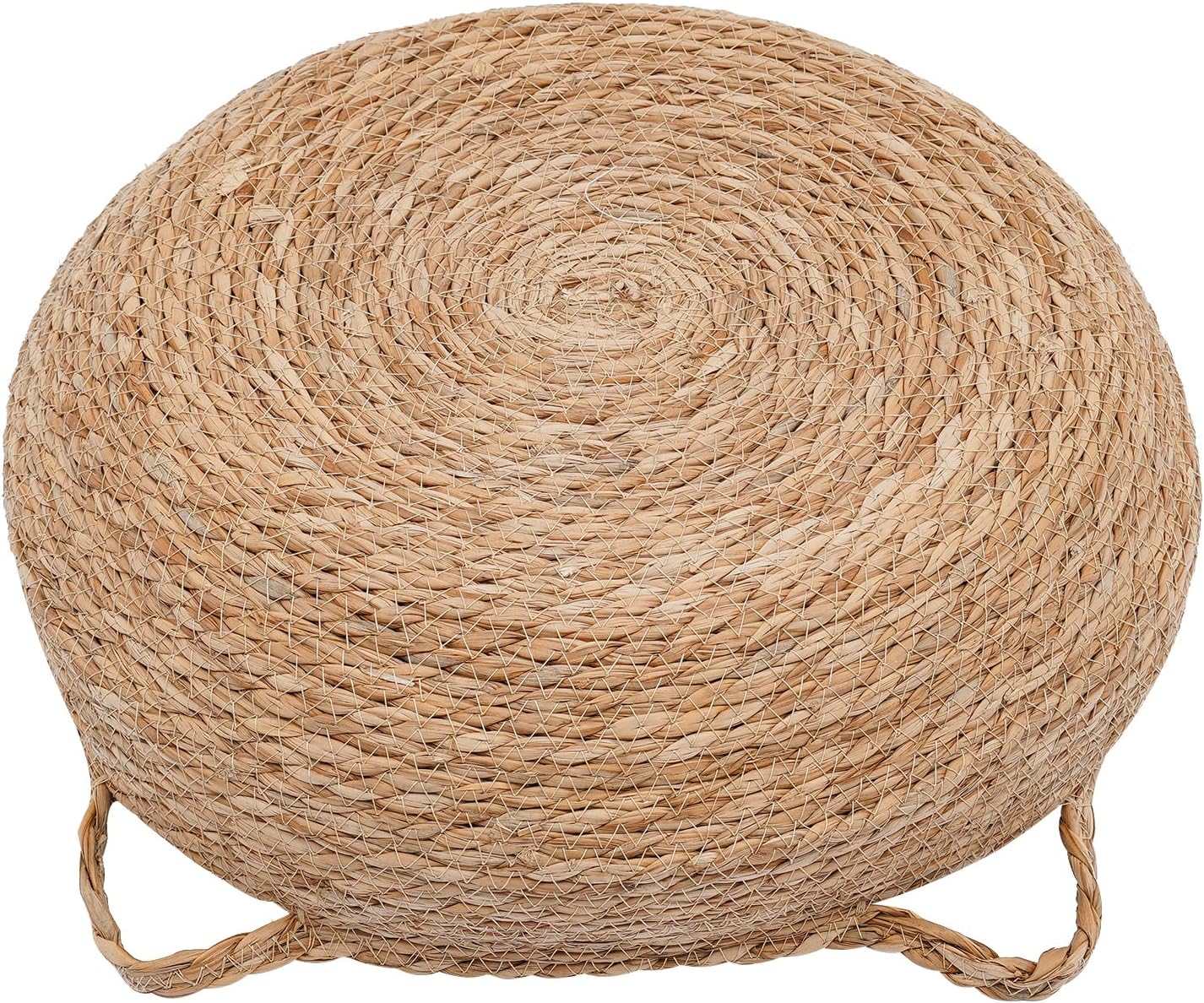 LUGBING Cama tejida suave para gatos, 16.9 pulgadas, cómodo rascador para gatos con cojín, almohada y alfombrilla de bambú, nido de dormir