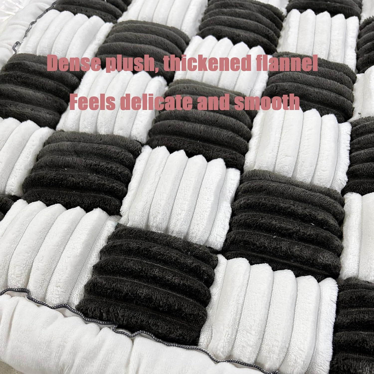 Divertida funda de sofá mágica, funda de sofá impermeable mullida para perros, a cuadros, color crema, cuadrada, grande, cuadrada, para mascotas,