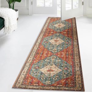 Yancorp Alfombra bohemia de 2 x 8 pies para dormitorio, alfombra lavable, alfombra vintage para sala de estar, antideslizante, alfombra de pasillo Yancorp Alfombra bohemia de 2 x 8 pies para dormitorio, alfombra lavable, alfombra vintage para sala de estar, antideslizante, alfombra de pasillo