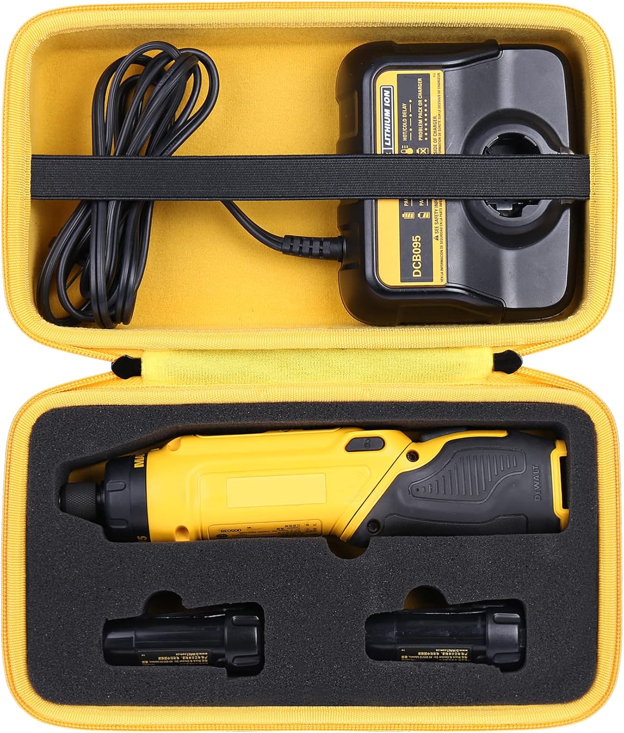 khanka Estuche rígido para Dewalt DCGG571M1DCGG571B kit de pistola de grasa + estuche rígido para DEWALT DCF682N1DCF680N2 8V MAX kit de