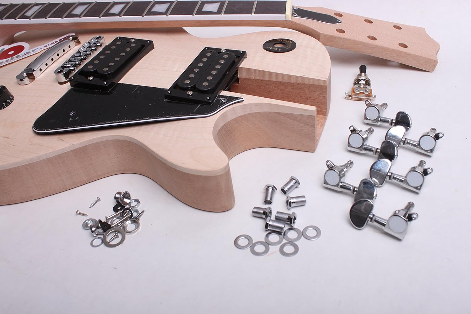 Kit de guitarra LP estándar con tapa de arce macizo