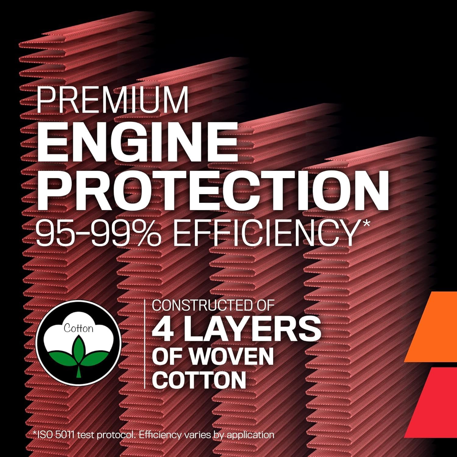 K&N Filtro de aire del motor reutilizable, limpia cada 75,000 millas, lavable, Premium, Filtro de aire de repuesto para automóvil compatible con