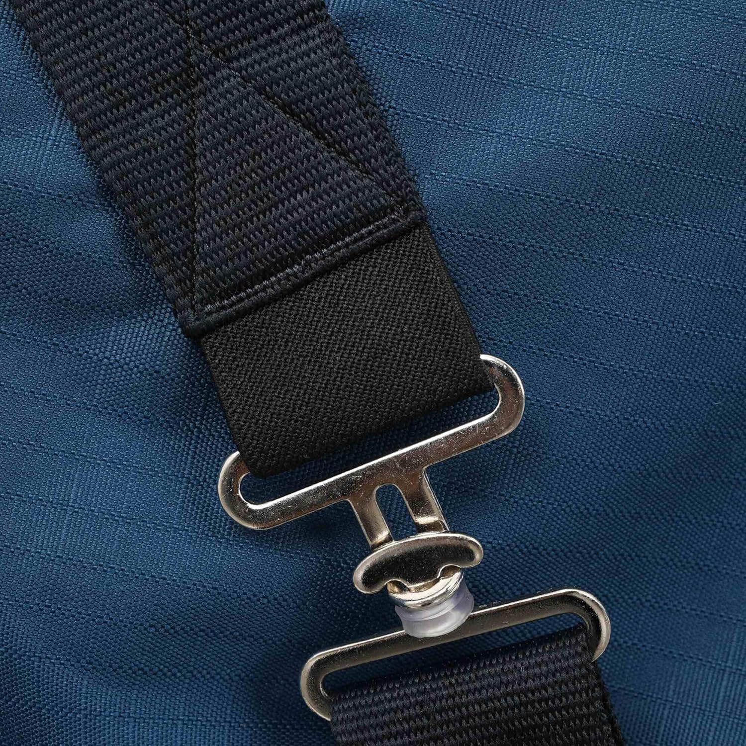 HORZE Glasgow – Manta de invierno impermeable de peso medio con cubierta para el cuello (relleno de 5.29 oz), color azul ópalo, 78 pulgadas