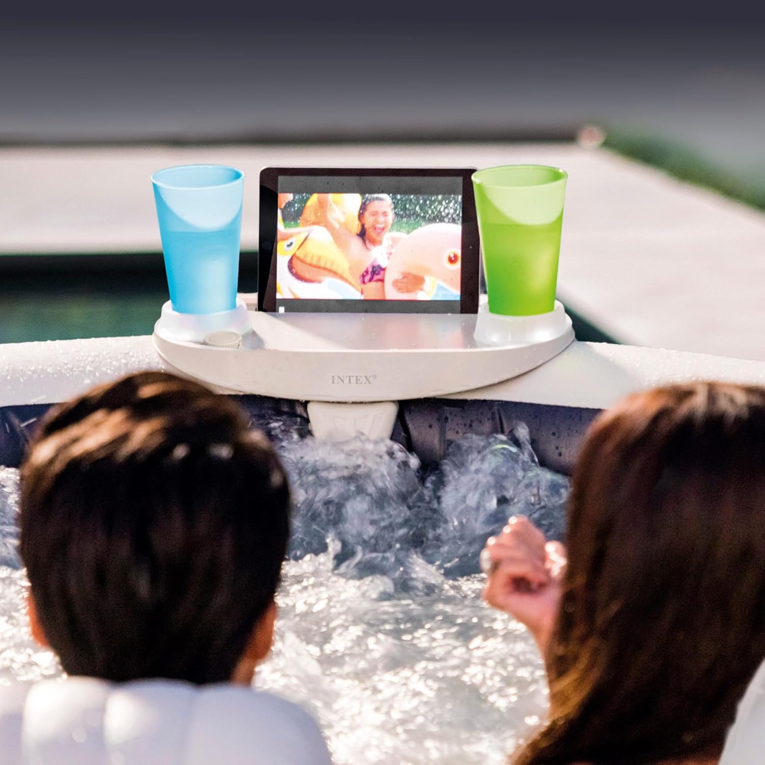 Intex Bandeja de spa con luz