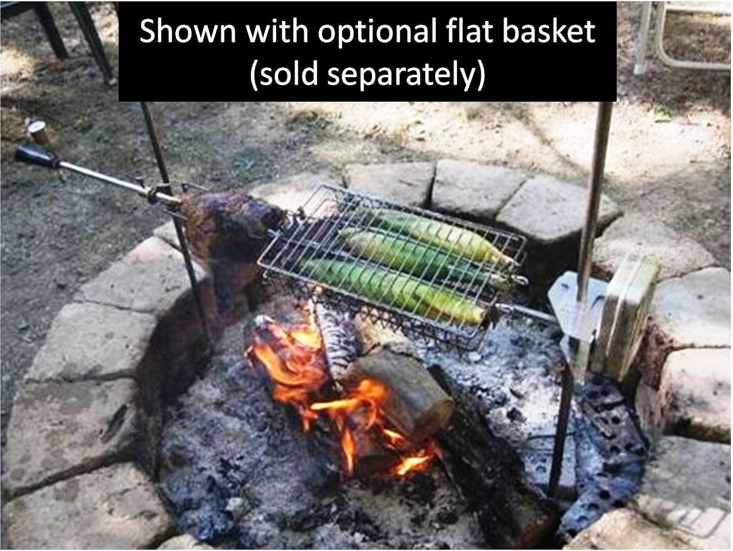 OneGrill Electric Dual Post fuego abierto Rotisserie sistemas