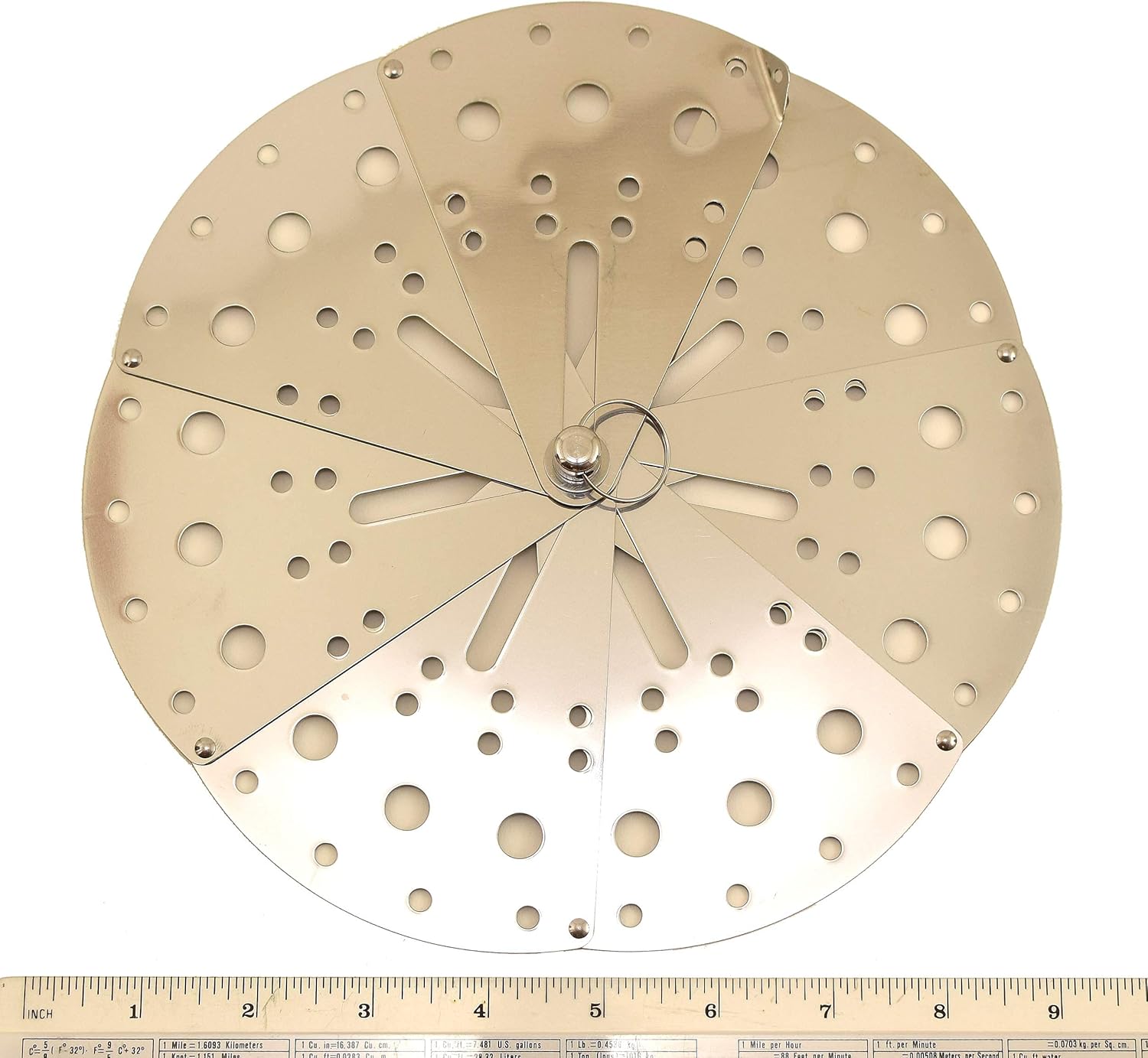 Otoshibuta – Tapa abatible de acero inoxidable ajustable de 5.5 a 9.1 pulgadas de tamaño flexible