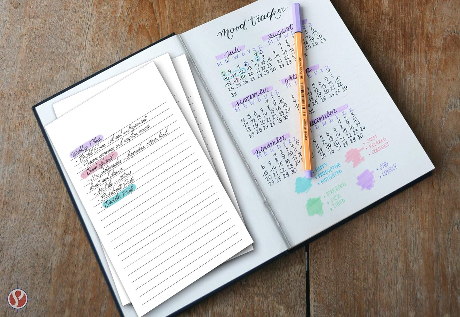 Tarjetas de notas verticales con rayas blancas, 3 x 5 pulgadas, 100 hojas por paquete