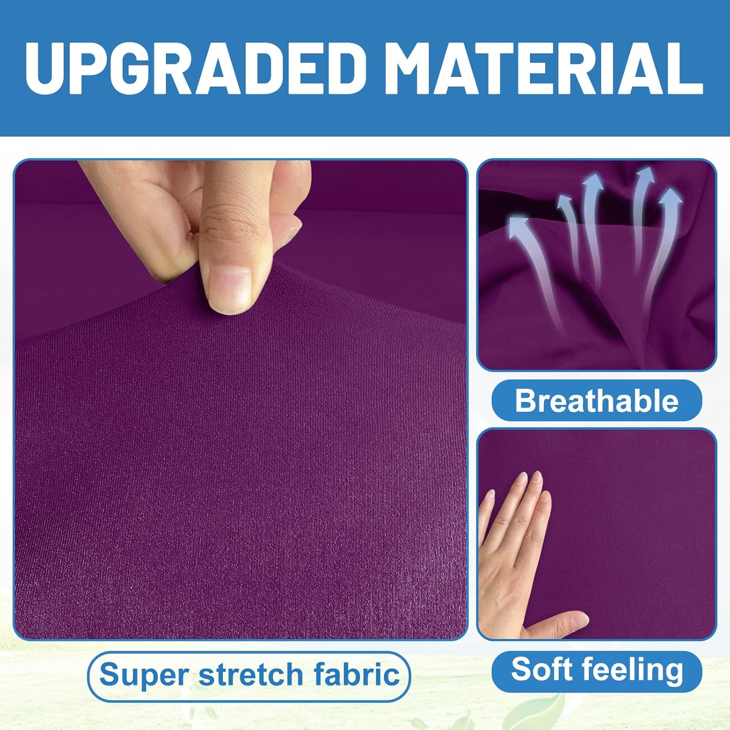 ALIECOM Juego de 2 fundas de sofá 100% impermeables en forma de L para sofá seccional, fundas elásticas en forma de L con diván antideslizante,