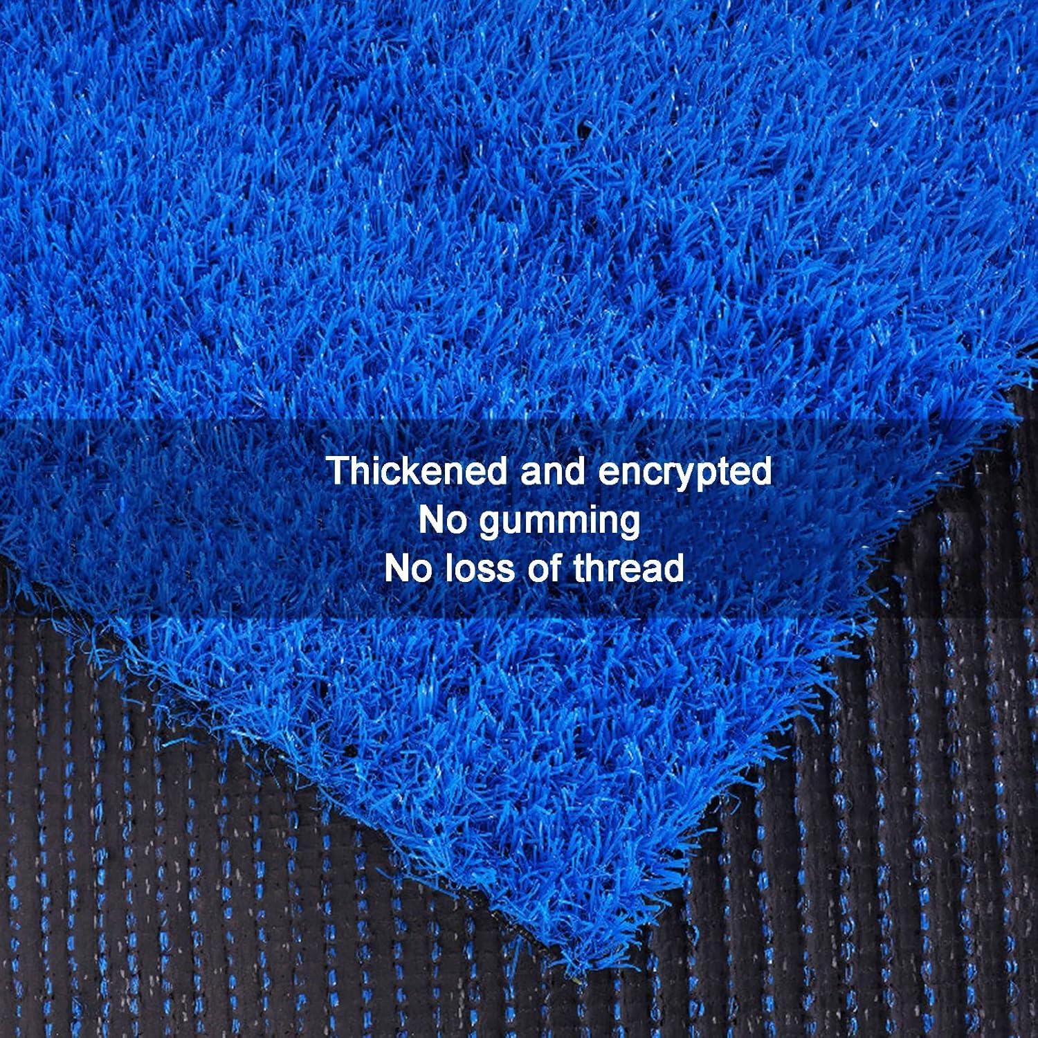 YJEUZCD Alfombra de césped artificial sintético, alfombra de césped antidesprendimiento para exteriores, patio trasero, alfombra decorativa de