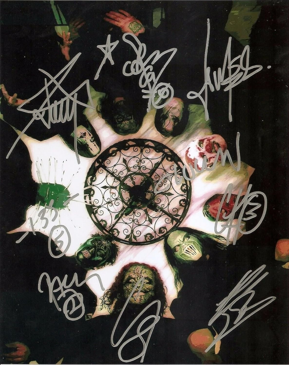 SLIPKNOT full metal band reprint signed promo photo #1 RP