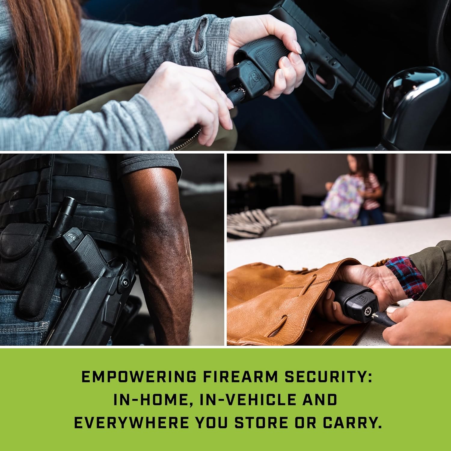 GOSAFE Caja fuerte móvil – Seguridad móvil con cerradura para Glock 17