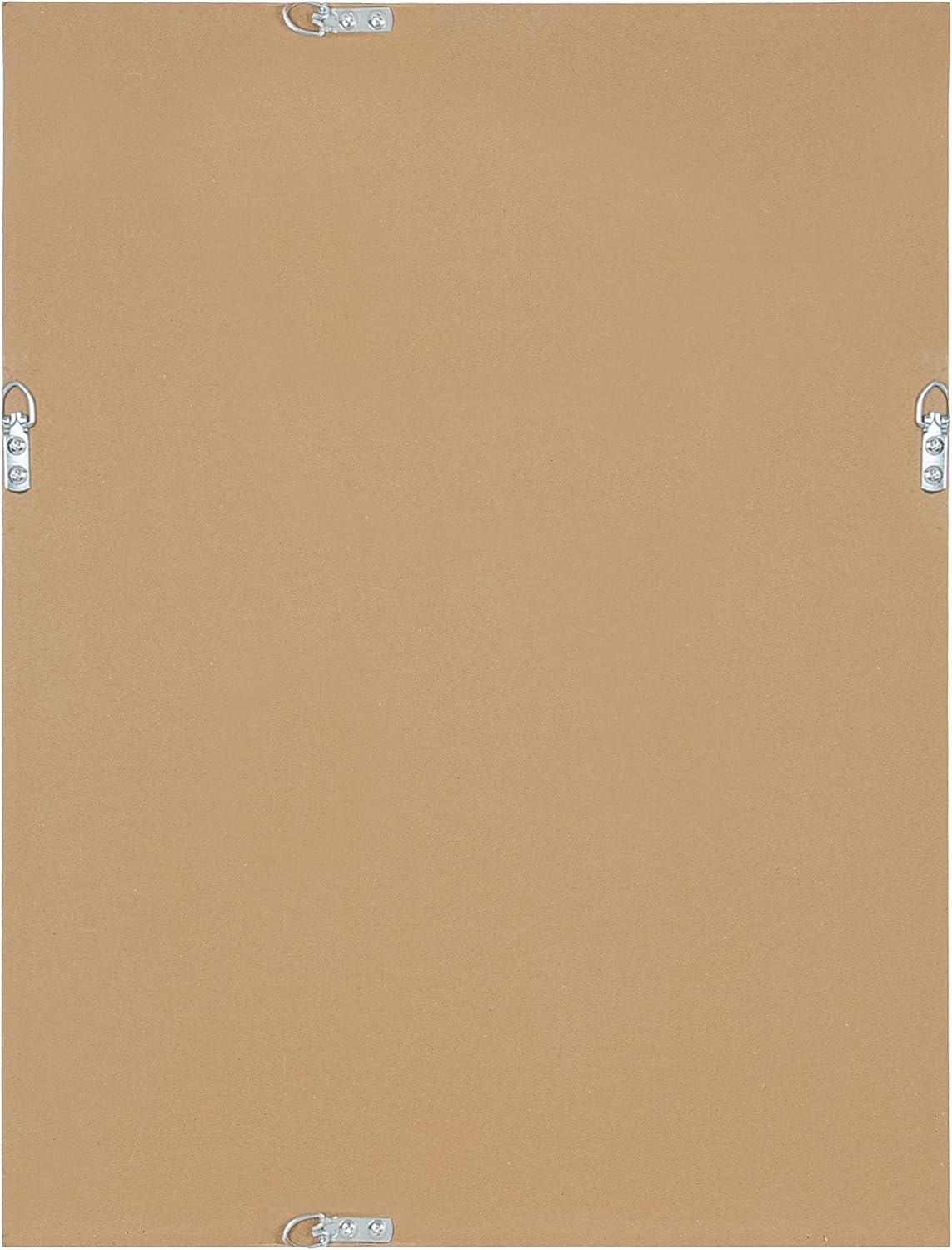 Kate and Laurel Oakhurst – Espejo de pared rectangular tradicional, 18 x 24, blanco suave, espejo de baño vintage envejecido con marco escalonado y