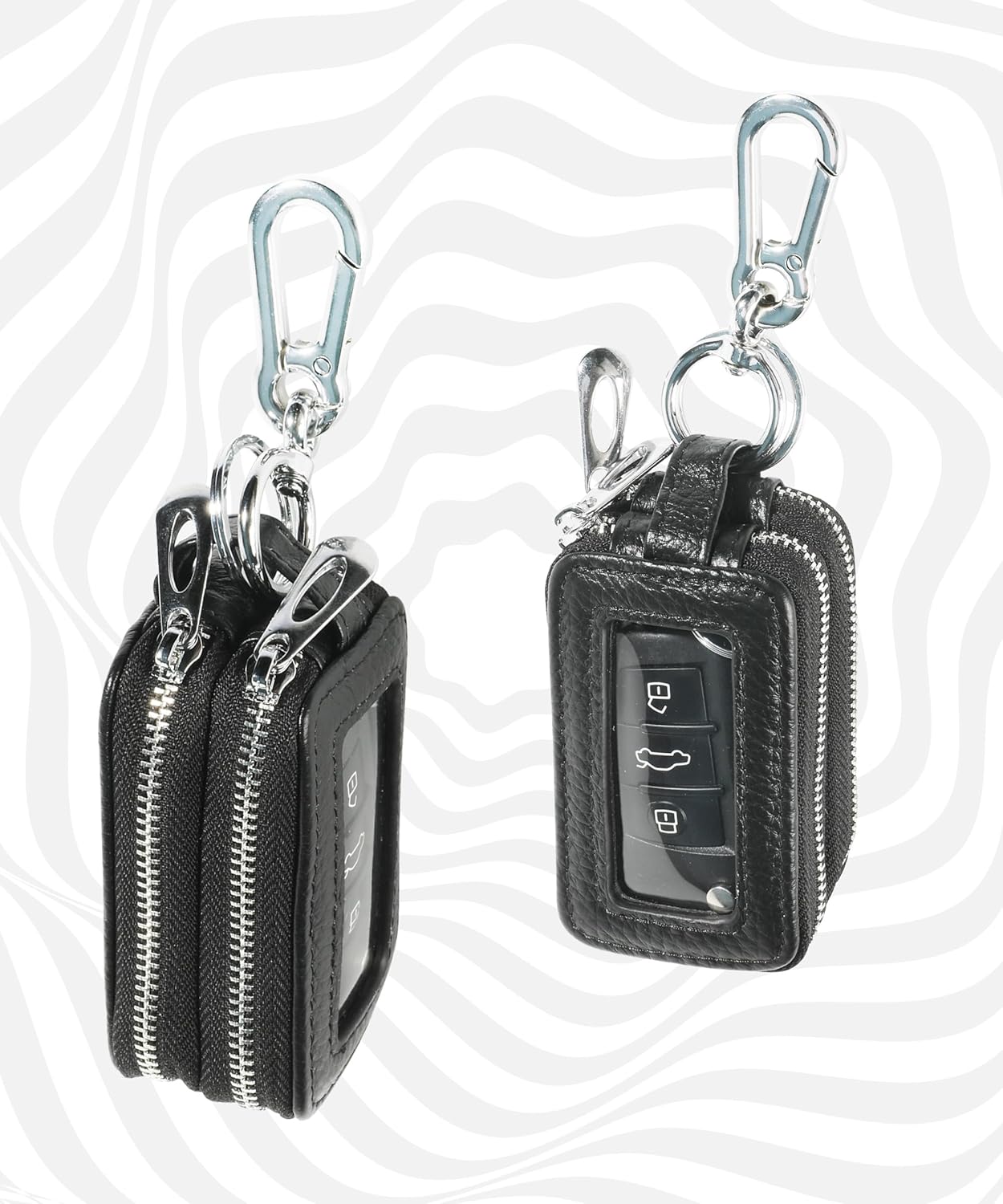 Funda para llavero, soporte de cuero para llavero, funda para llave inteligente, funda para llavero remoto, accesorios de automóvil, funda para