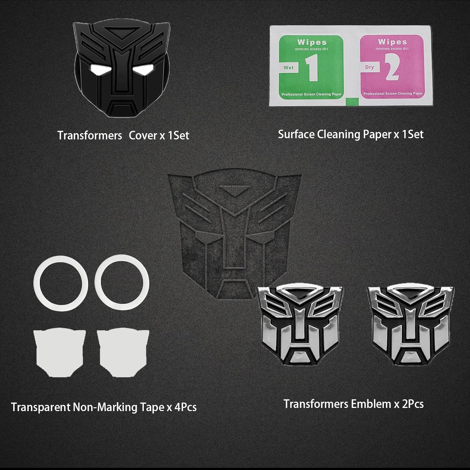 Cubierta de botón de arranque con 2 piezas en el emblema del juego, cubierta universal para botón de arranque de motor de automóvil, calcomanías