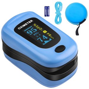Oxímetro de pulso de dedo Monitor de saturación de oxígeno en sangre con oxímetro bolsa de almacenamiento de estuche rígido-OLED Pantalla HD Oxímetro de pulso de dedo Monitor de saturación de oxígeno en sangre con oxímetro bolsa de almacenamiento de estuche rígido-OLED Pantalla HD