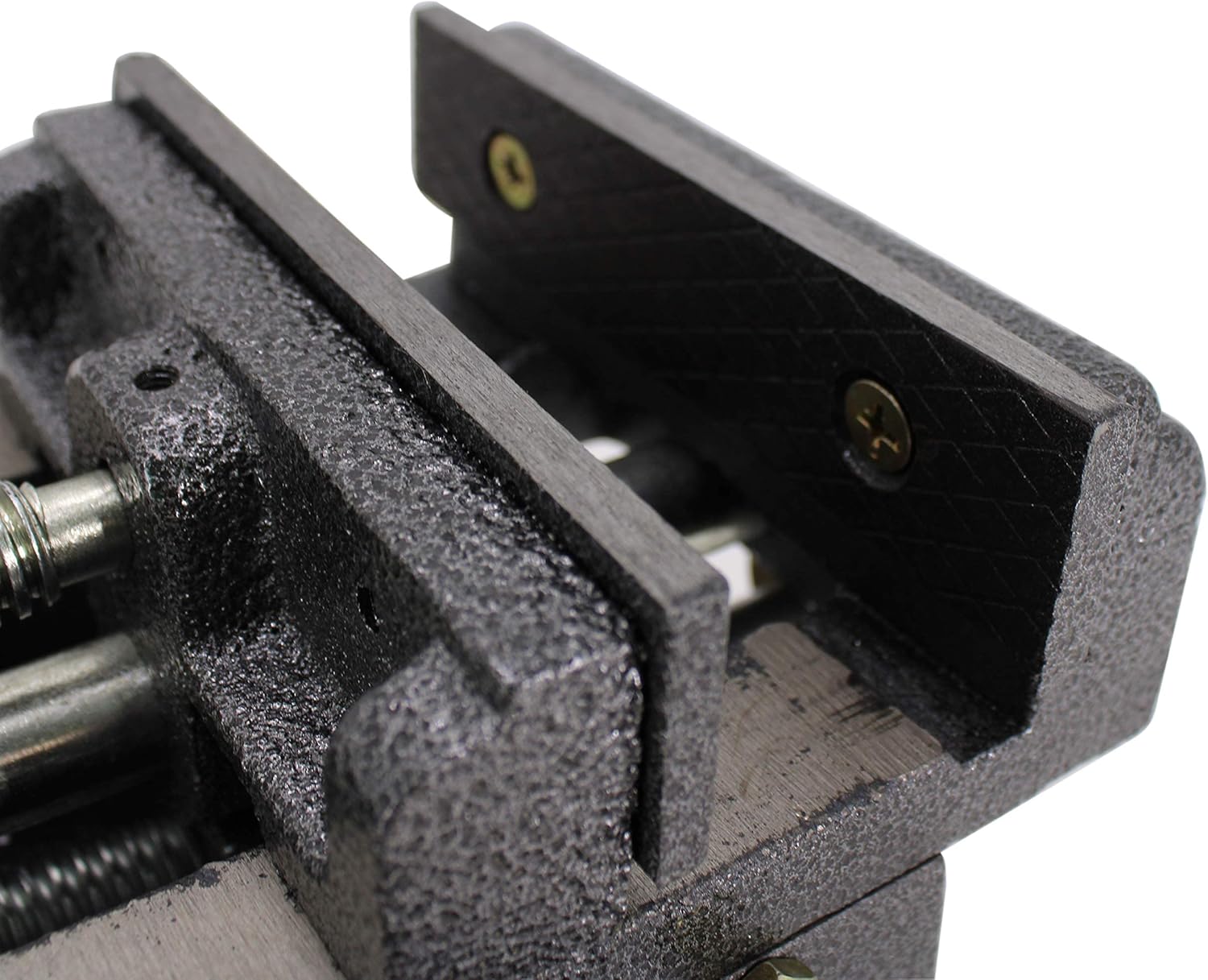 (R) Prensa de taladro de máquina de abrazadera de tornillo de diapositiva cruzada resistente de 2 vías, 4 pulgadas, tornillo de banco compuesto X-Y