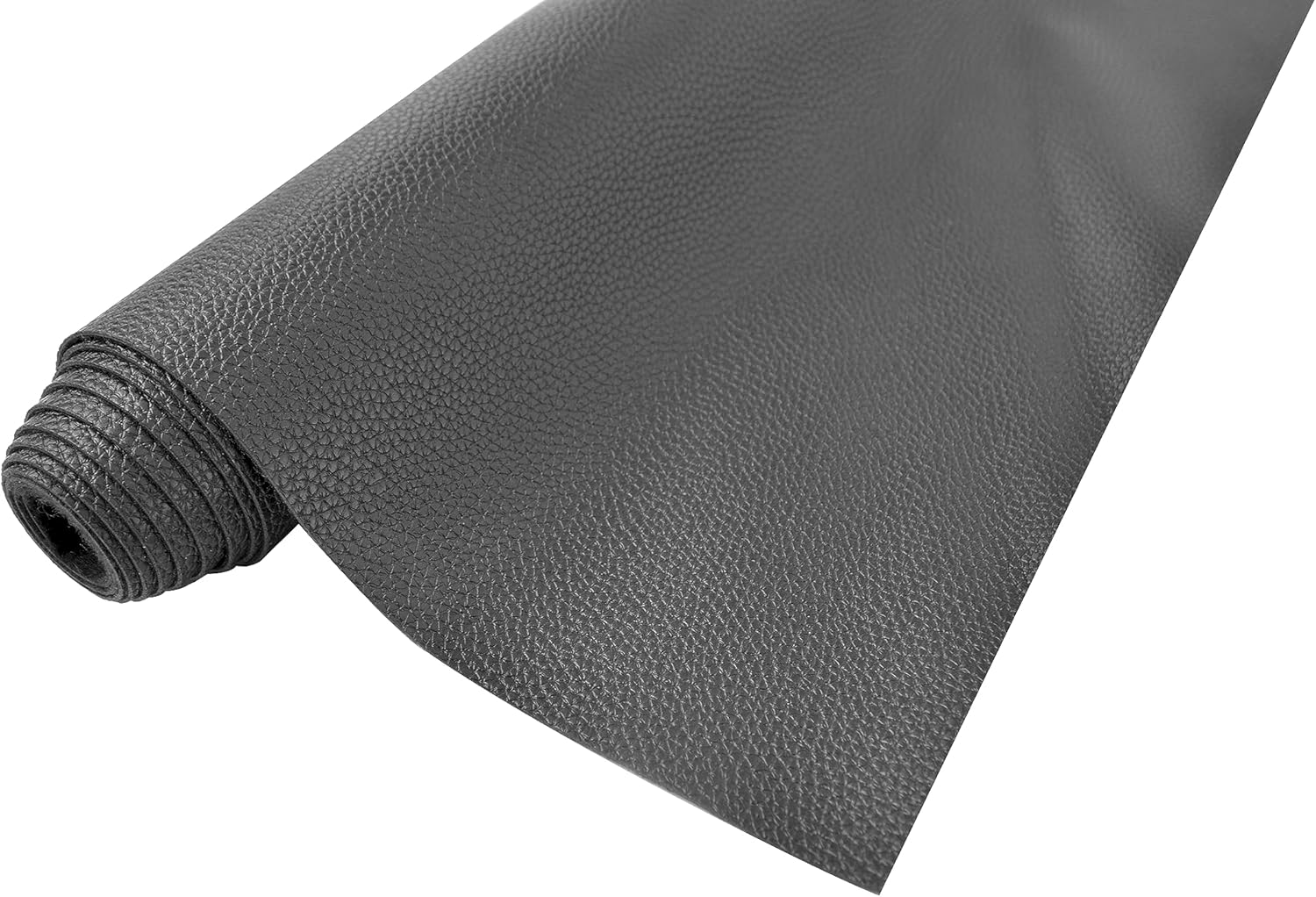 3 yardas de 54 x 108 pulgadas, tela de piel sintética suave, color negro, tapicería de vinilo para sofá, bolsas, sillas, asientos de automóvil,