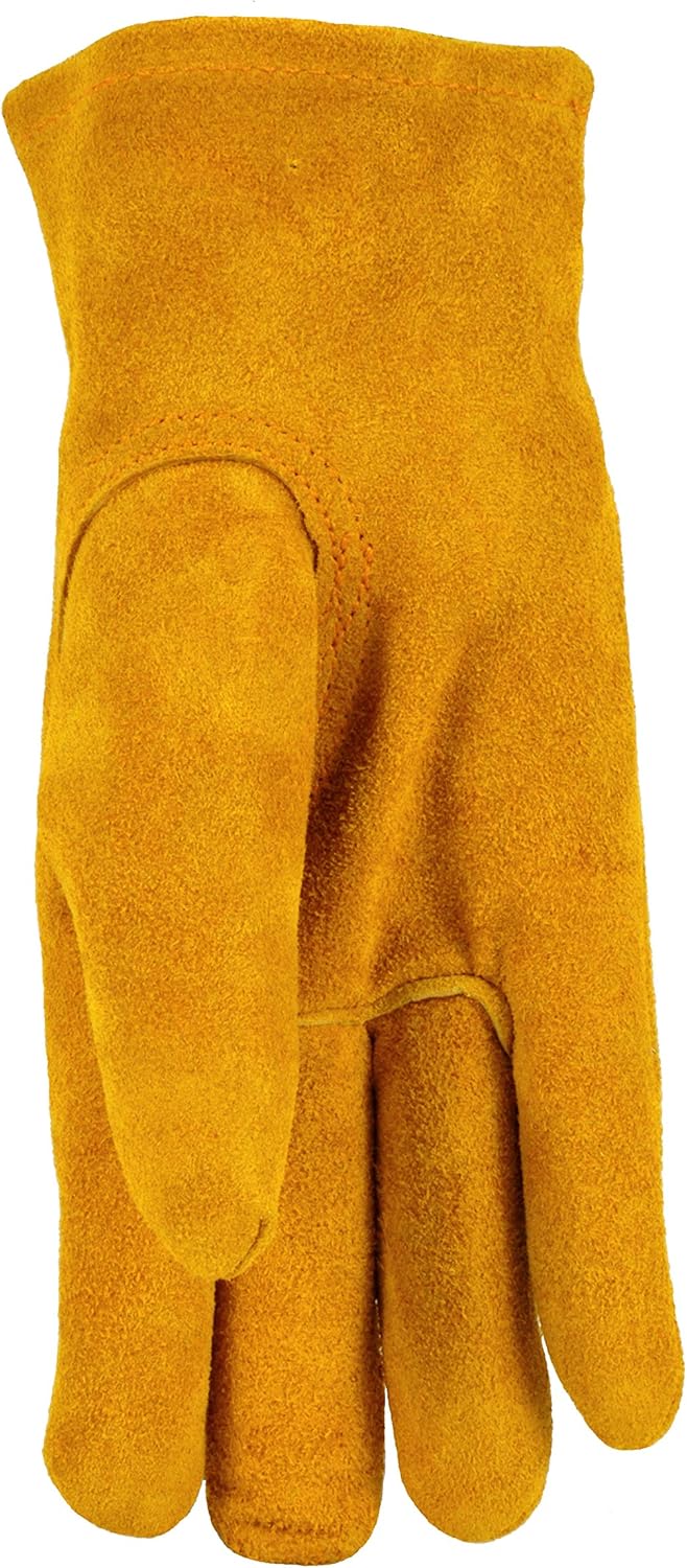 G & F Products Kids Genuine Leather Work Gloves, Kids Garden Gloves