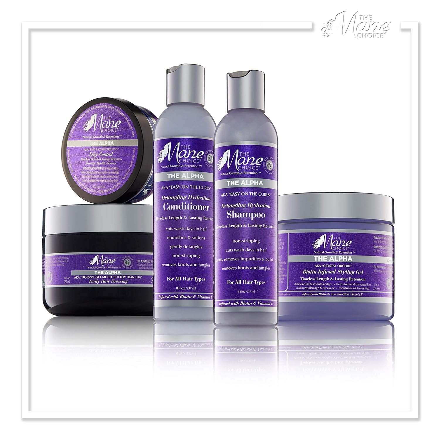 The Mane Choice Mascarilla capilar Alpha Green Tea & Carrot Fortalecimiento y Tratamiento Restaurador, 12 onzas