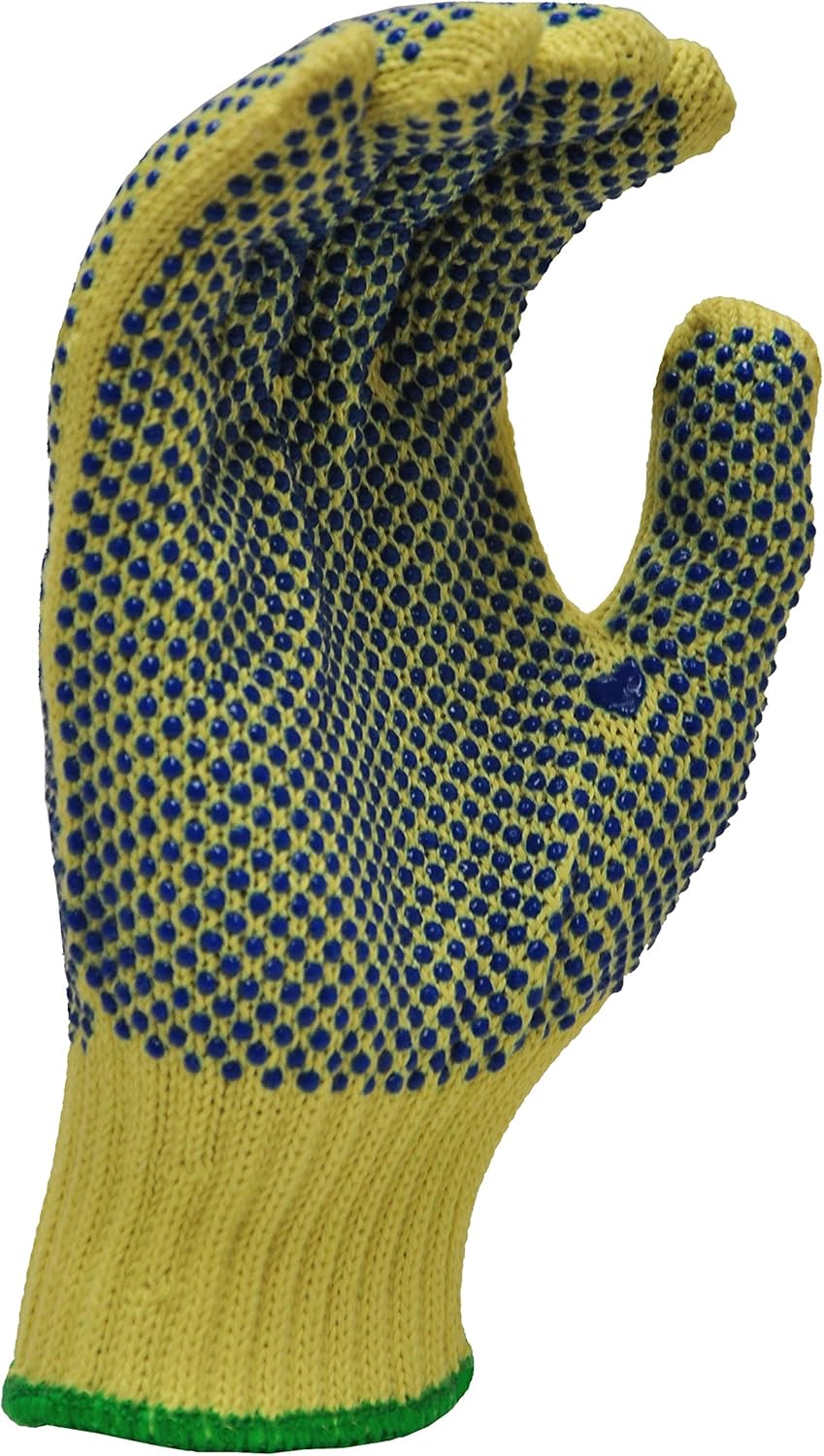 G & F Products Guantes de trabajo resistentes a cortes de Kevlar amarillo, 1670L, guantes de protección para asegurar las manos de rasguños, cortes