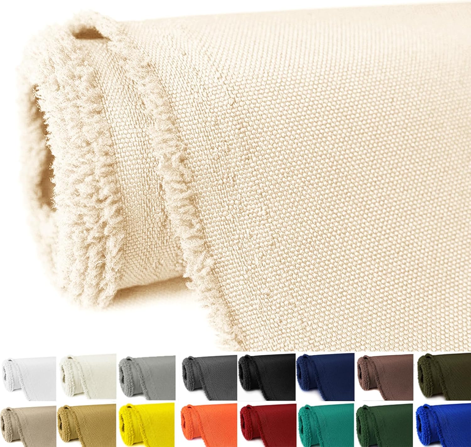 GeeComfy The Yard – Tela de lona impermeable de 58 pulgadas de ancho 600D para tapicería, material de poliéster, para interiores y exteriores, tela